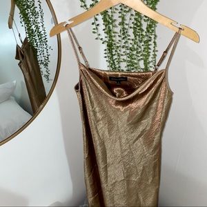 banana republic midi slip dress